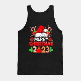 Family Christmas 2023 Matching Squad Santa Elf Tank Top